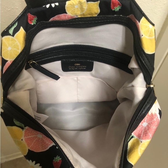 Juicy Couture Black Citrus Forbidden Fruit Backpack - Picture 9 of 13
